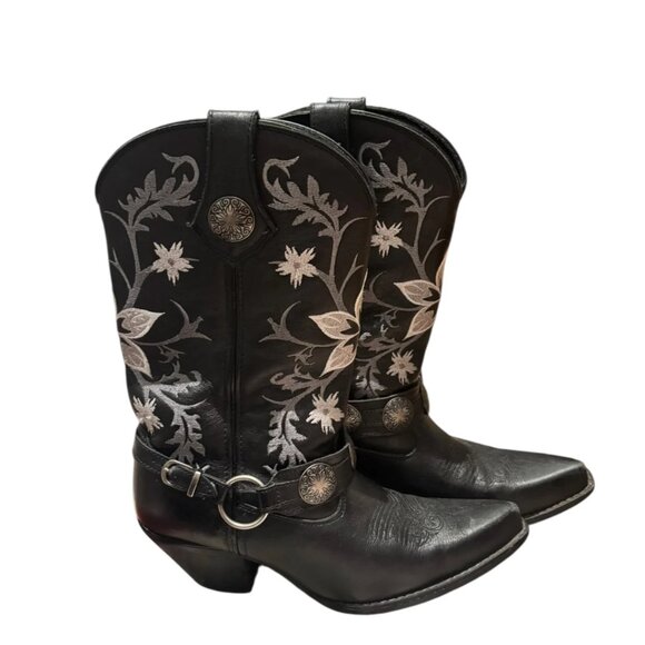 Durango Black Boots, 9